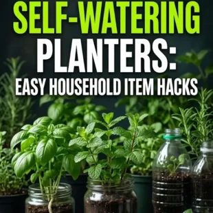 10 DIY Self-Watering Planters: Easy Household Item Hacks