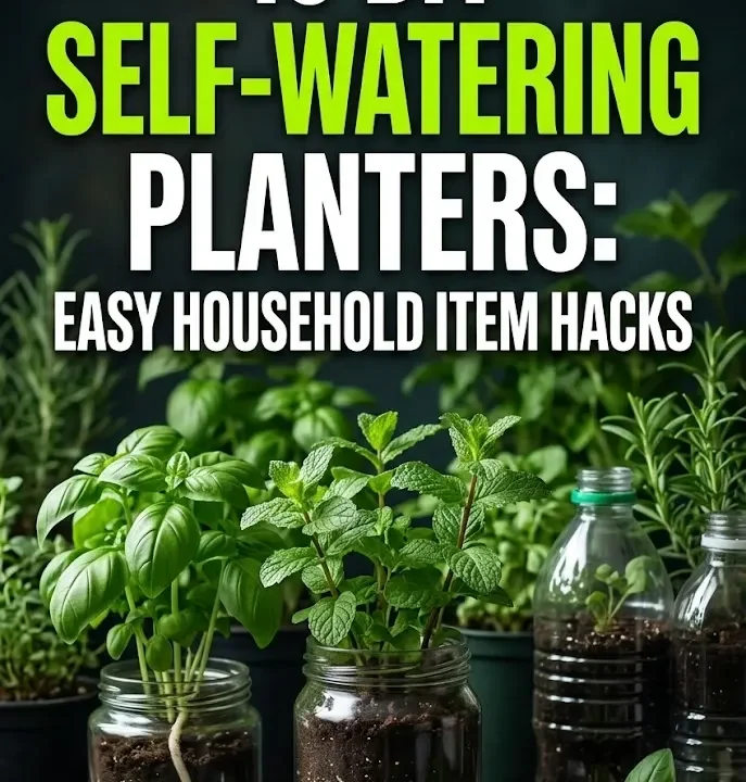 10 DIY Self-Watering Planters: Easy Household Item Hacks