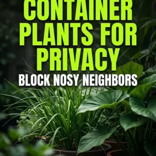 10 Genius Container Plants for Privacy: Block Nosy Neighbors