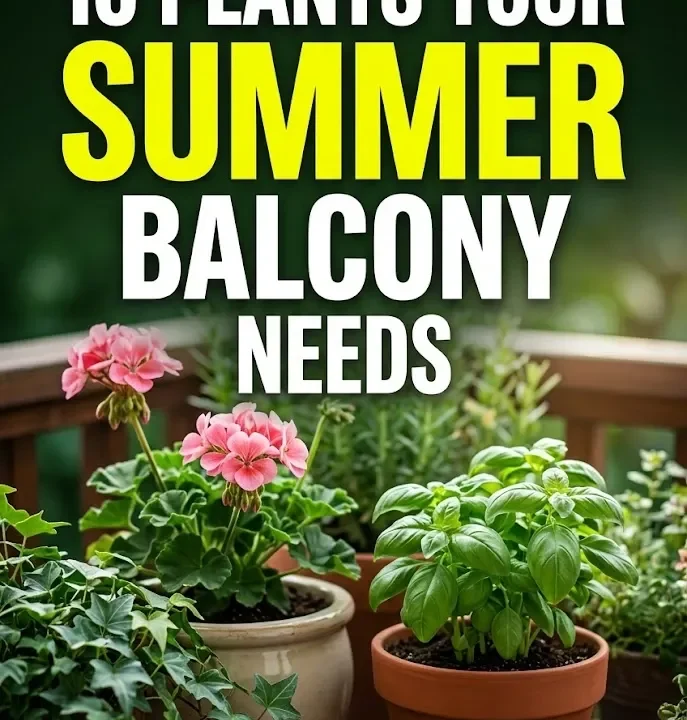 10 Plants Your Summer Balcony Needs