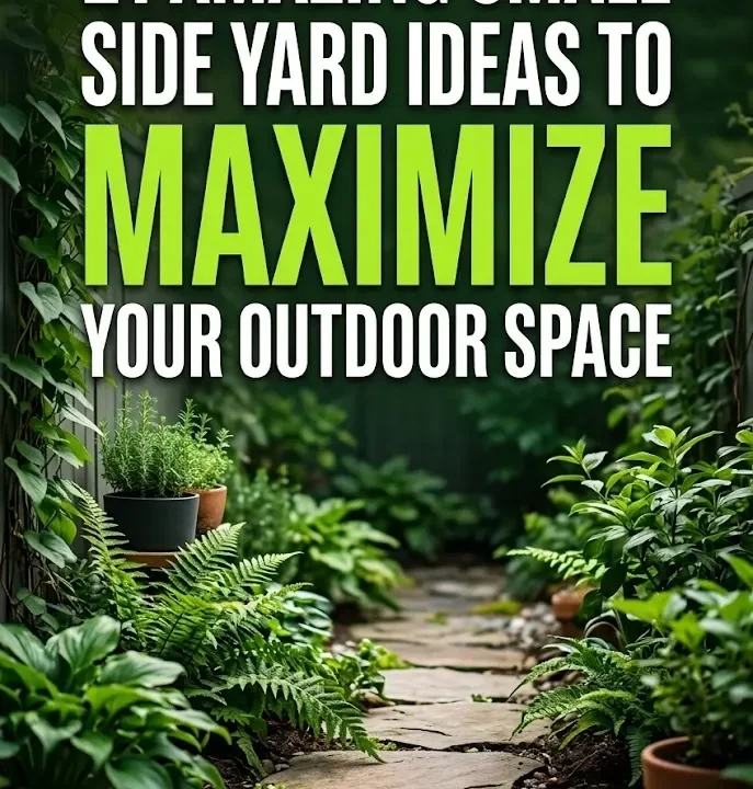 21 Amazing Small Side Yard Ideas to Maximize Your Outdoor Space