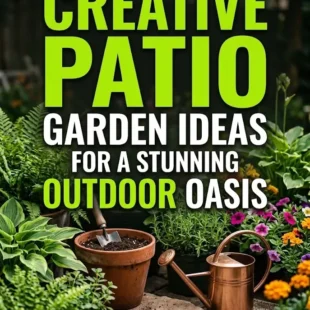 22 Creative Patio Garden Ideas for a Stunning Outdoor Oasis