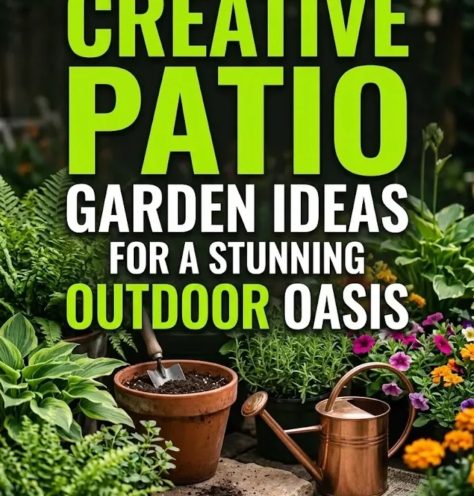 22 Creative Patio Garden Ideas for a Stunning Outdoor Oasis