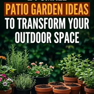 24 Small Patio Garden Ideas to Transform Your Outdoor Space