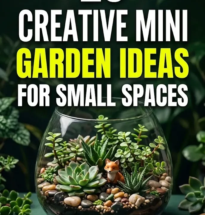 25 Creative Mini Garden Ideas for Small Spaces 25 Creative Mini Garden Ideas for Small Spaces