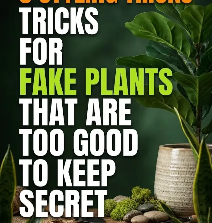 5 Styling Tricks for Fake Plants That Are Too Good to Keep Secret 5 Styling Tricks for Fake Plants That Are Too Good to Keep Secret