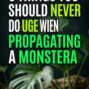 6 Things You Should Never Do When Propagating a Monstera