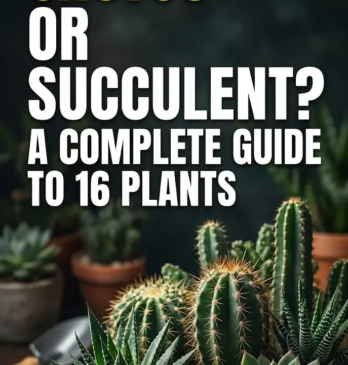 Cactus or Succulent? A Complete Guide to 16 Plants