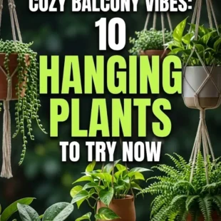 Cozy Balcony Vibes: 10 Hanging Plants to Try Now