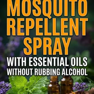 DIY Mosquito Repellent Spray with Essential Oils and Without Rubbing Alcohol