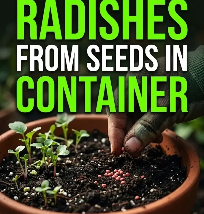How to Grow Radishes from Seeds in Container