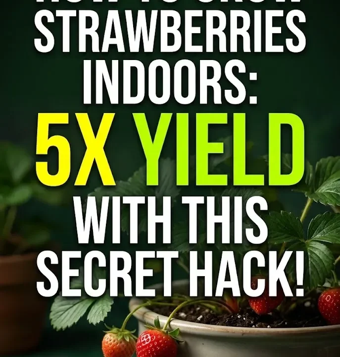How to Grow Strawberries Indoors: 5X Yield With This Secret Hack!
