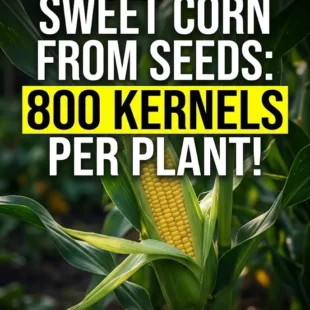 How to Grow Sweet Corn from Seeds: 800 Kernels Per Plant!