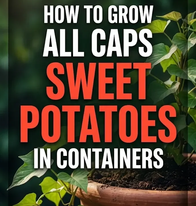 How to Grow Sweet Potatoes in Containers