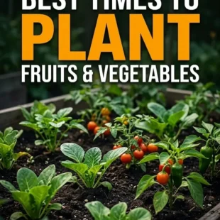 Monthly Garden Guide: Best Times to Plant Fruits & Vegetables