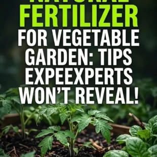 Natural Fertilizer for Vegetable Garden: Tips Experts Won’t Reveal!