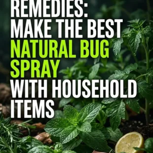 Organic Garden Remedies: Make the Best Natural Bug Spray with Household Items