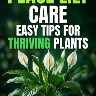 Peace Lily Care: Easy Tips for Thriving Plants