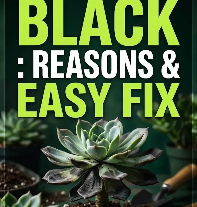 Succulent Turning Black: Reasons & Easy Fix