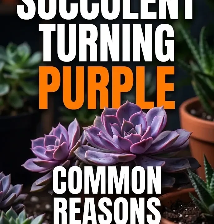 Succulent Turning Purple: Common Reasons & Fix
