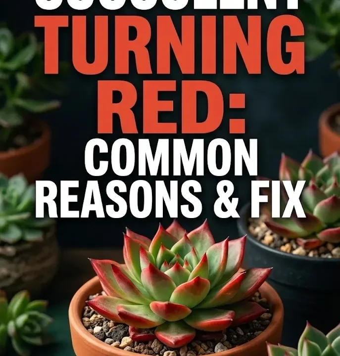 Succulent Turning Red Common Reasons & Fix Succulent Turning Red: Common Reasons & Fix