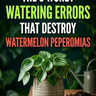 The 5 Worst Watering Errors That Destroy Watermelon Peperomias