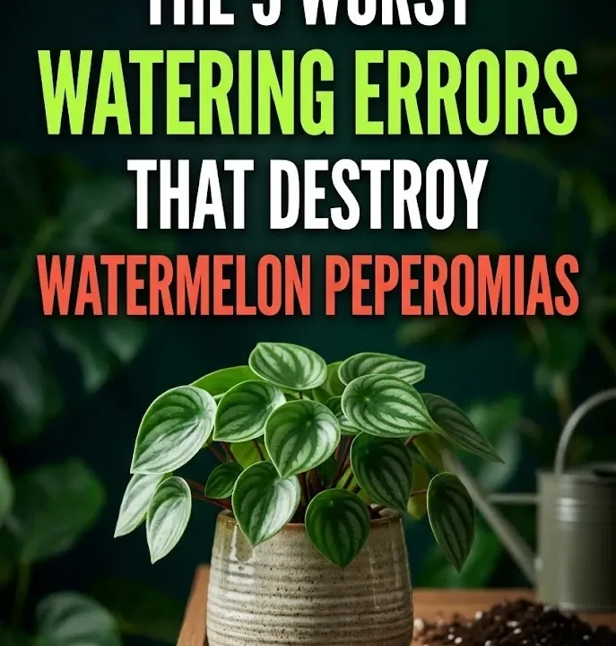 The 5 Worst Watering Errors That Destroy Watermelon Peperomias The 5 Worst Watering Errors That Destroy Watermelon Peperomias
