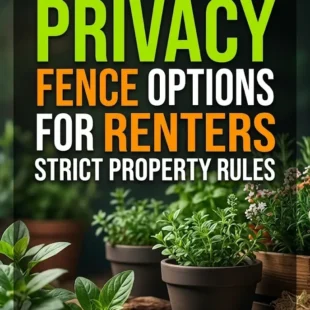 The Best No-Dig Privacy Fence Options for Renters with Strict Property Rules