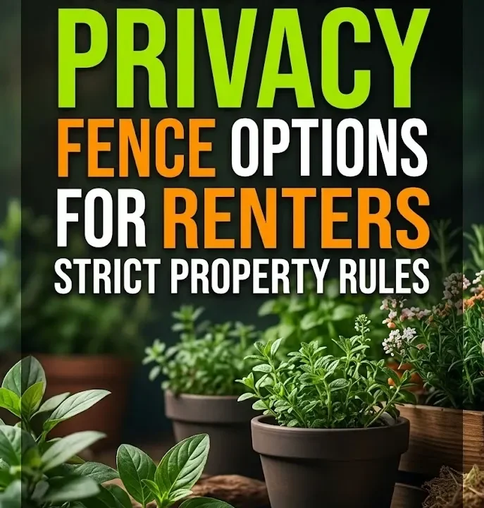 The Best No-Dig Privacy Fence Options for Renters with Strict Property Rules