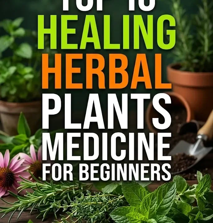 Top 10 Healing Herbal Plants Medicine For Beginners
