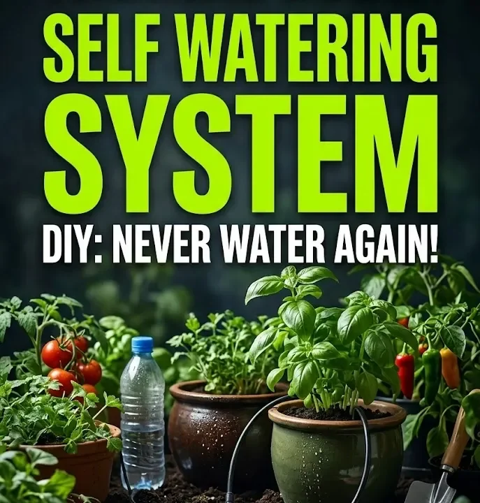 Vegetable Garden Self Watering System DIY: Never Water Again!