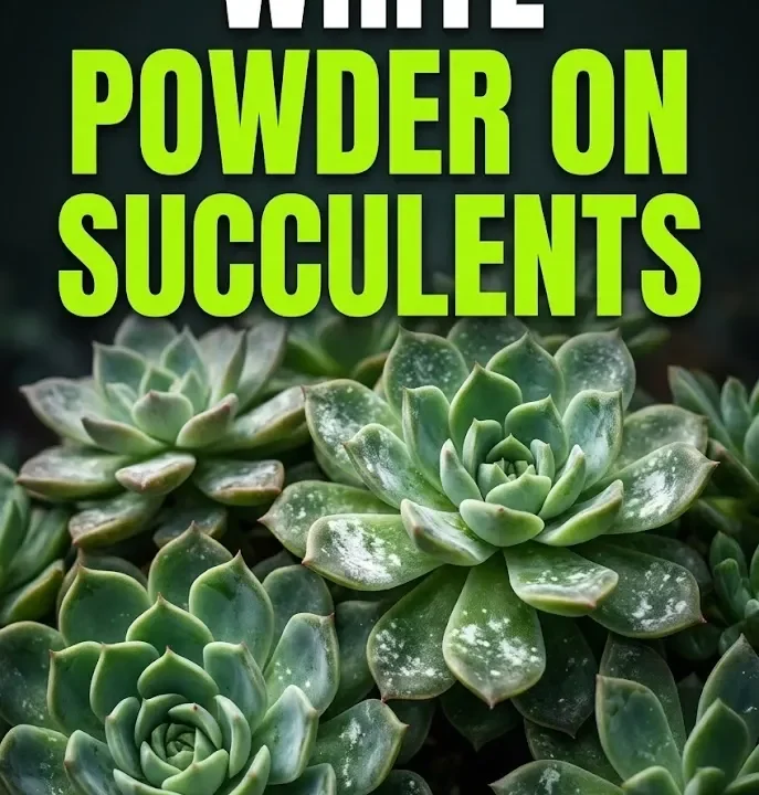 White Powder on Succulents White Powder on Succulents