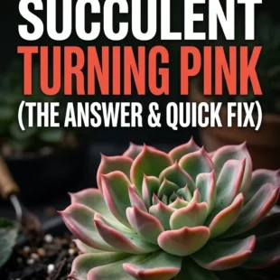 Why is My Succulent Turning Pink? (The Answer & Quick Fix)